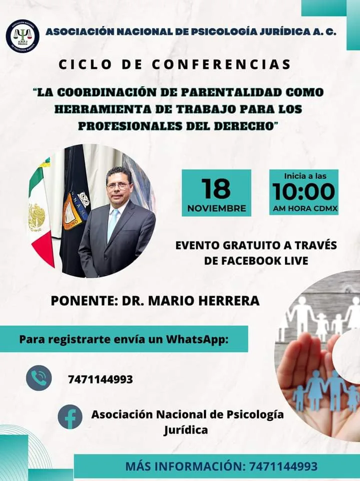 Videoconferencia La Coordinación de Parentalidad como herramienta de trabajo para los profesionales del derecho