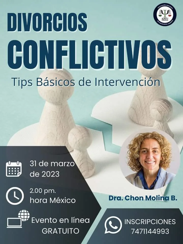 VideoconferenciaDivorcios conflictivos Tips básicos de intervención.